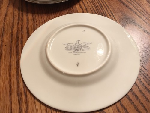 LOT OF FOUR AMERICAN MANOR CHINA CHANTILLY BREAD/BUTTER  PLATES