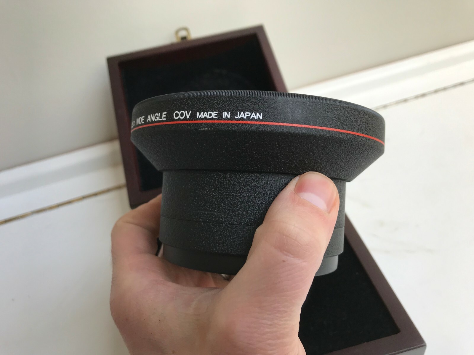 CRYSTAL VISION LIMITED EDITION WIDE Angle COV  LENS 0.5X 72mm W/ Wooden Box Case