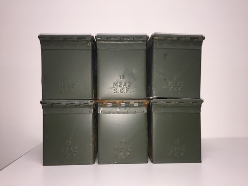 Lot of 100 U.S Military Ammo Cans, Military Surplus, M2A2