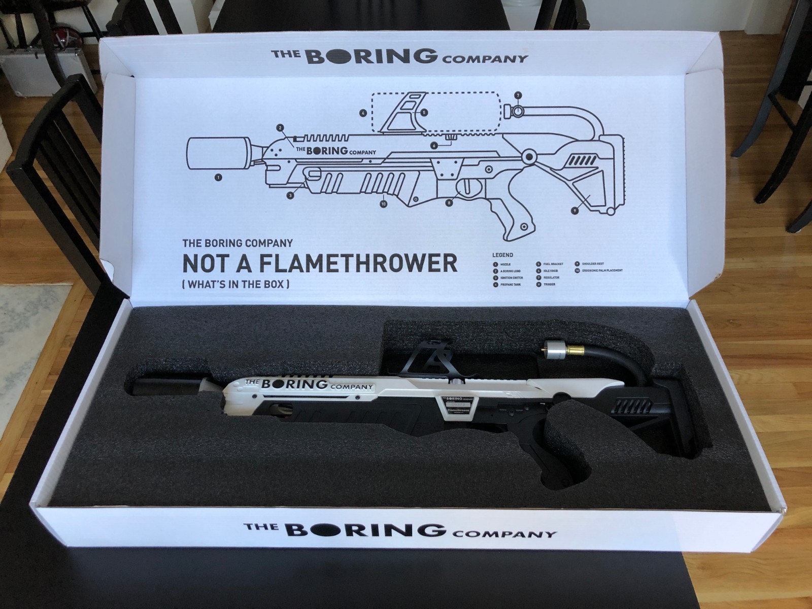 The Boring Company Not-a- Flamethrower | Brand New! | Includes Everything
