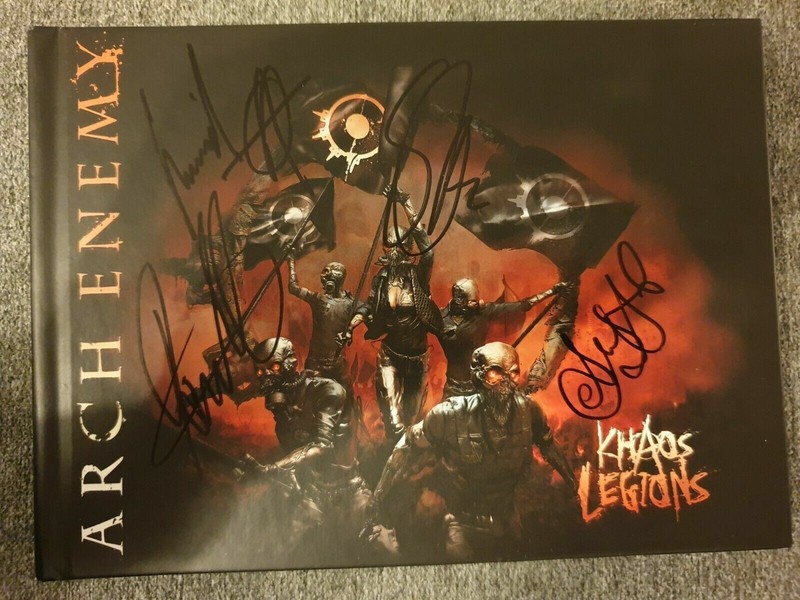 Arch Enemy - Khaos Legions Limited Digip + Alissa Signiert / Signed / Autograph