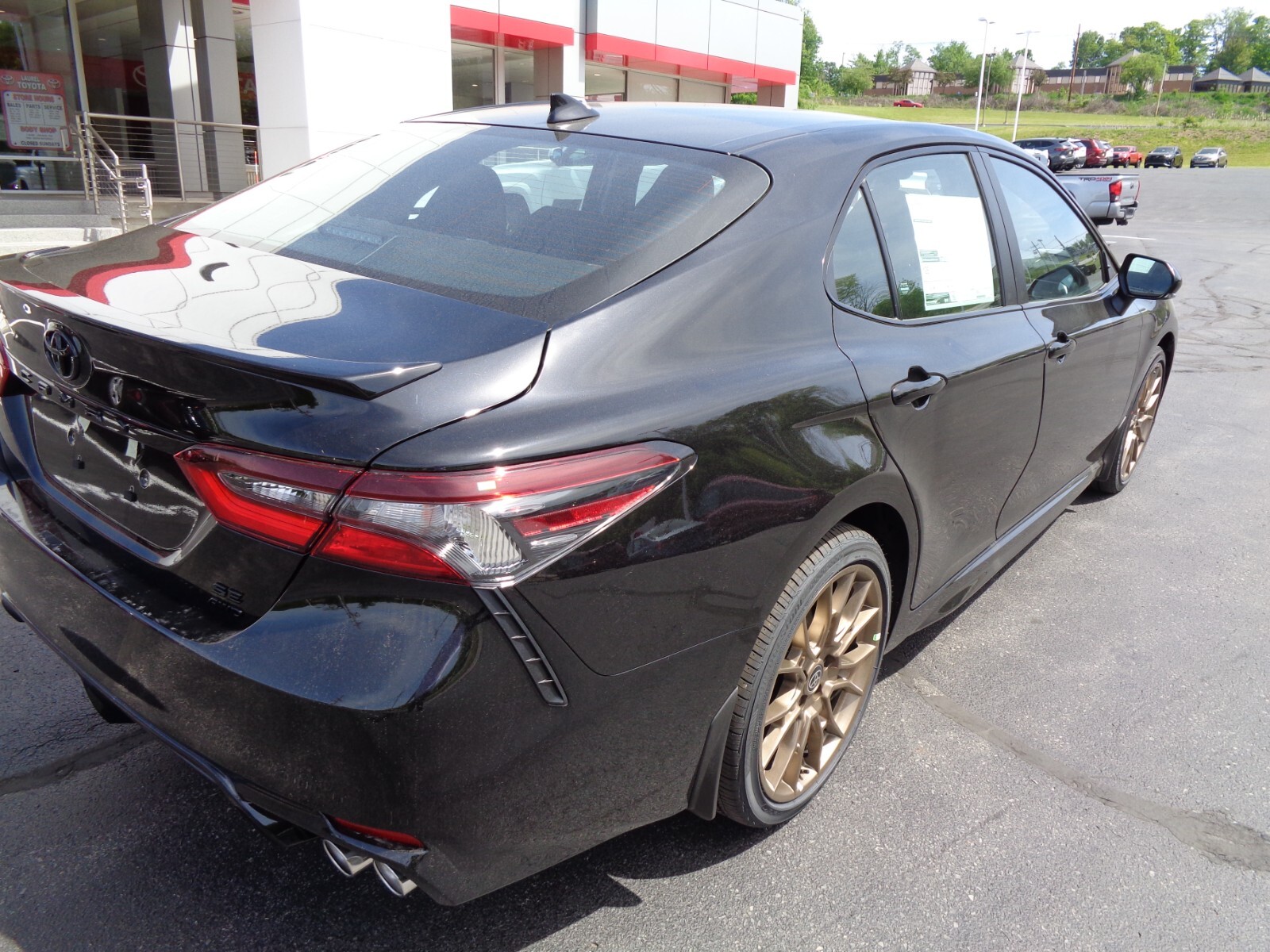 Brand New 2023 Toyota Camry Se Awd Nightshade Edition Black Bronze Wheels New Toyota Camry for