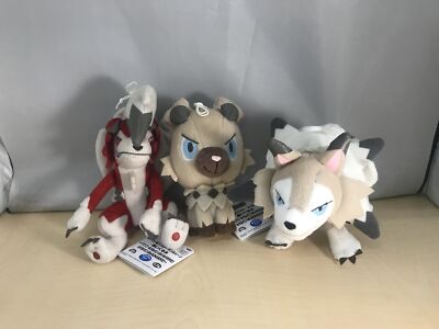 Pokemon Sun & Moon @ Plushie All 3 types set / Ivanko Lugargan (Mahiru no Nagata