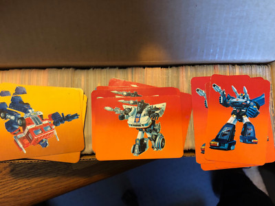 1985 Hasbro Transformers NM Trading Cards  FINISH YOUR SET Singles 1-188