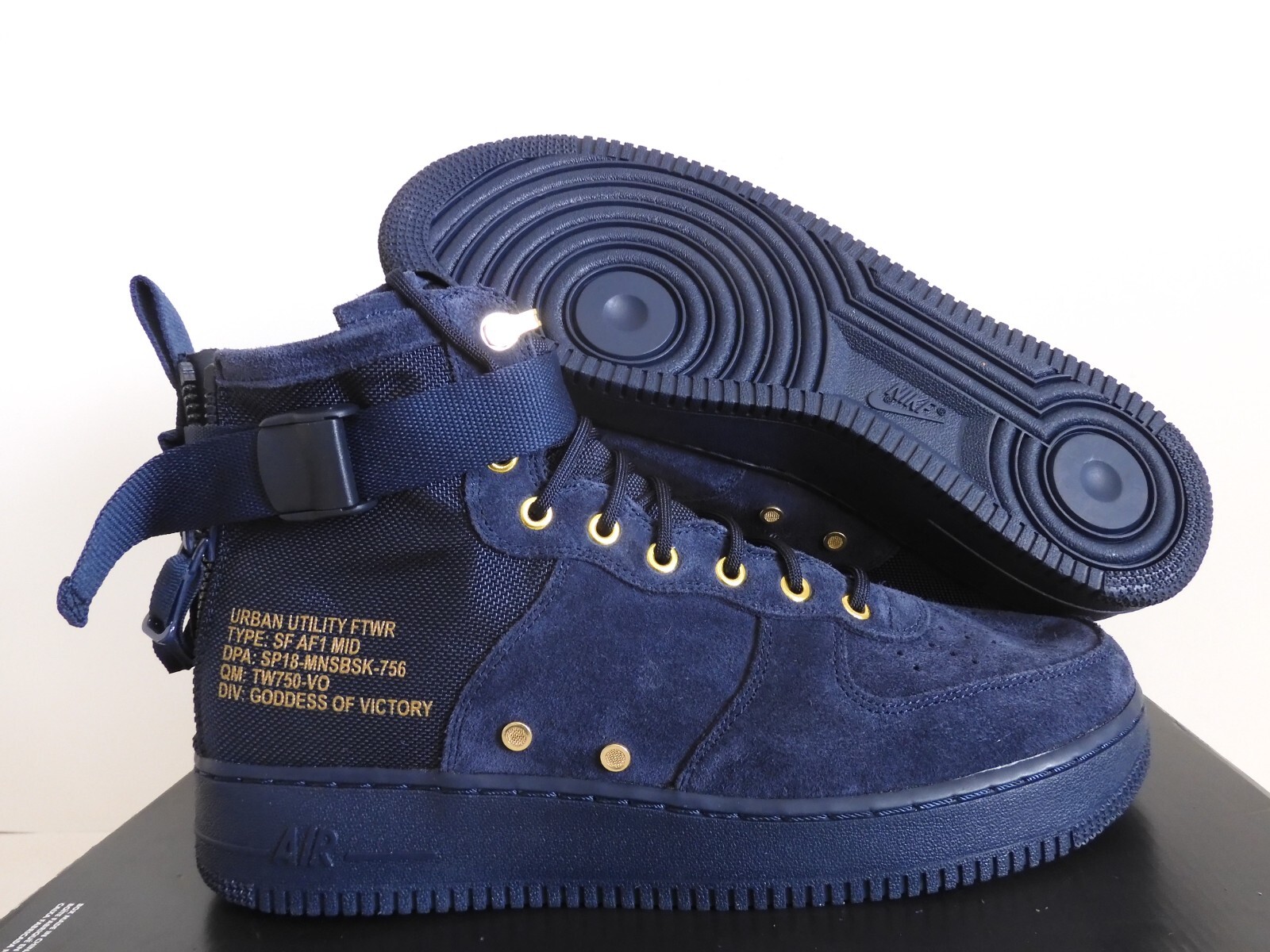 nike air force 1 mid obsidian blue