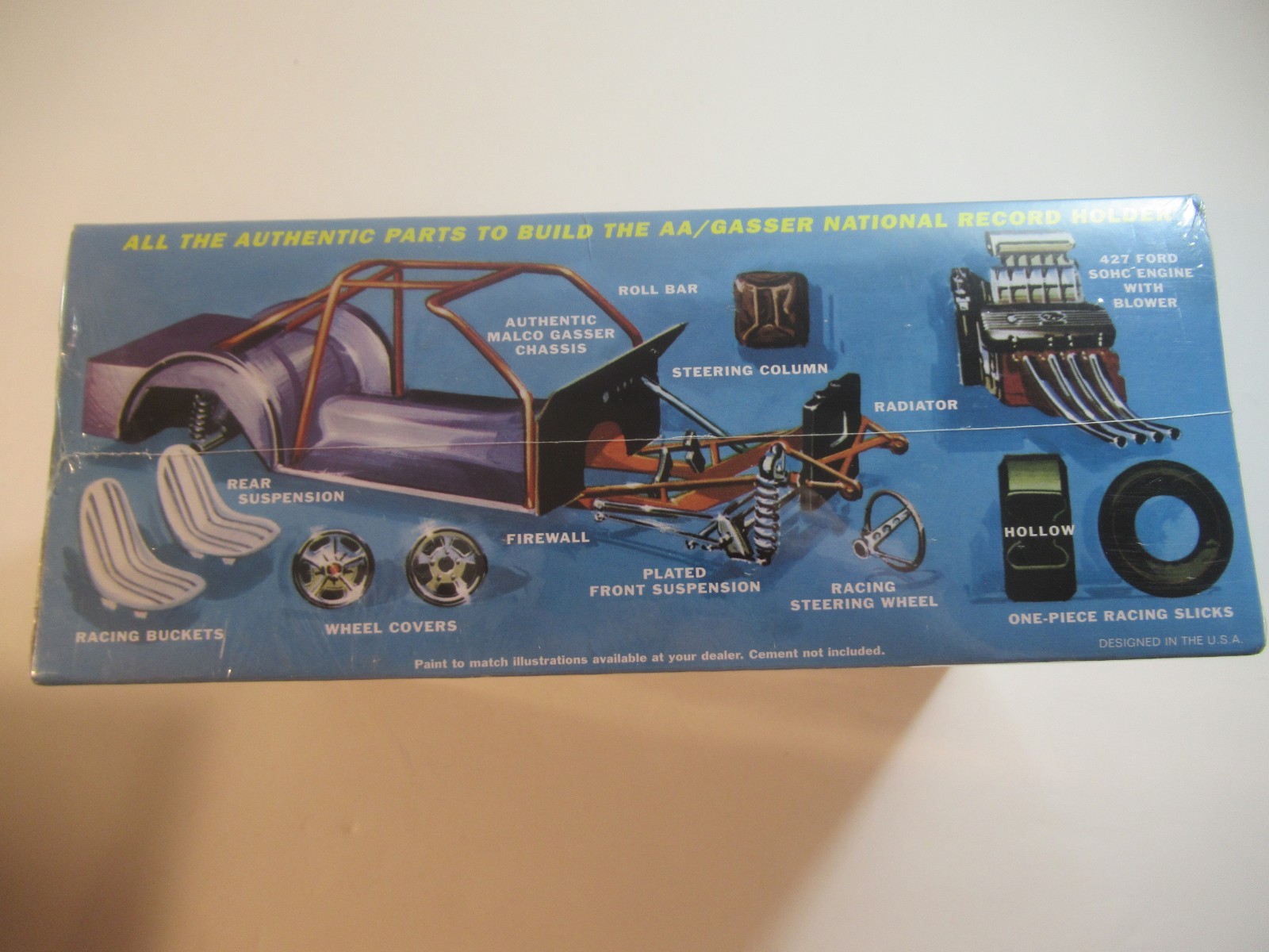 Brand New Sealed Malco Gasser Ohio Montgomery Molded White 1:25 Scale