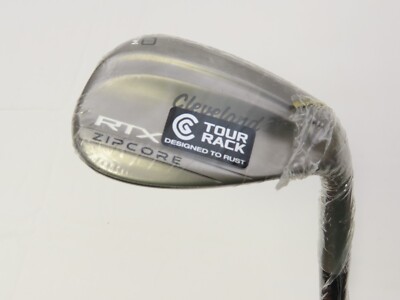 New Cleveland RTX Zipcore Tour Rack Raw 60.06 Lob Wedge Dynamic Gold Spinner