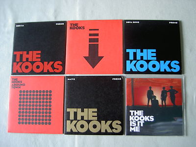 THE KOOKS job lot of 6 promo CD singles Sofa Song Ooh La Is It Me Down Naive