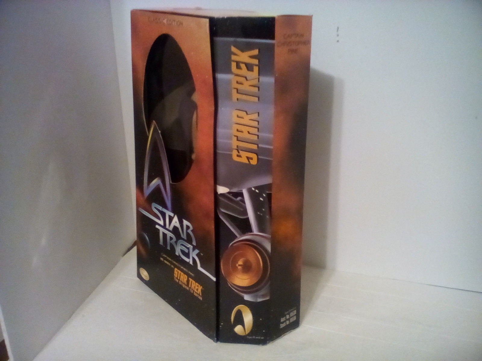 vintage captian christopher pike, classic edition 1999, 12 inch