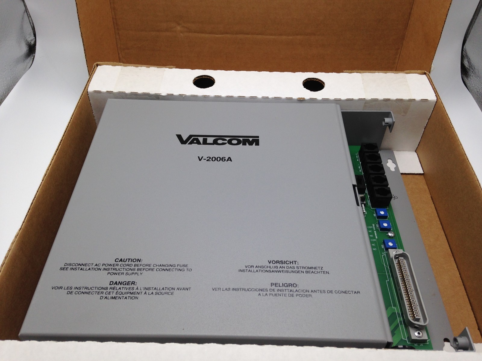 Valcom V-2006A Integrated 6 Zone Page Control Unit
