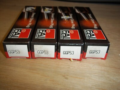 Set of 4 FAI GGP53 GLOW PLUGS for FORD ESCORT, FIESTA, MONDEO, MAZDA