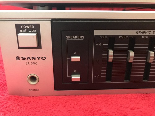 Sanyo JT 250 AM/FM Stero Tuner & JA 350 Amplifier Made In Japan