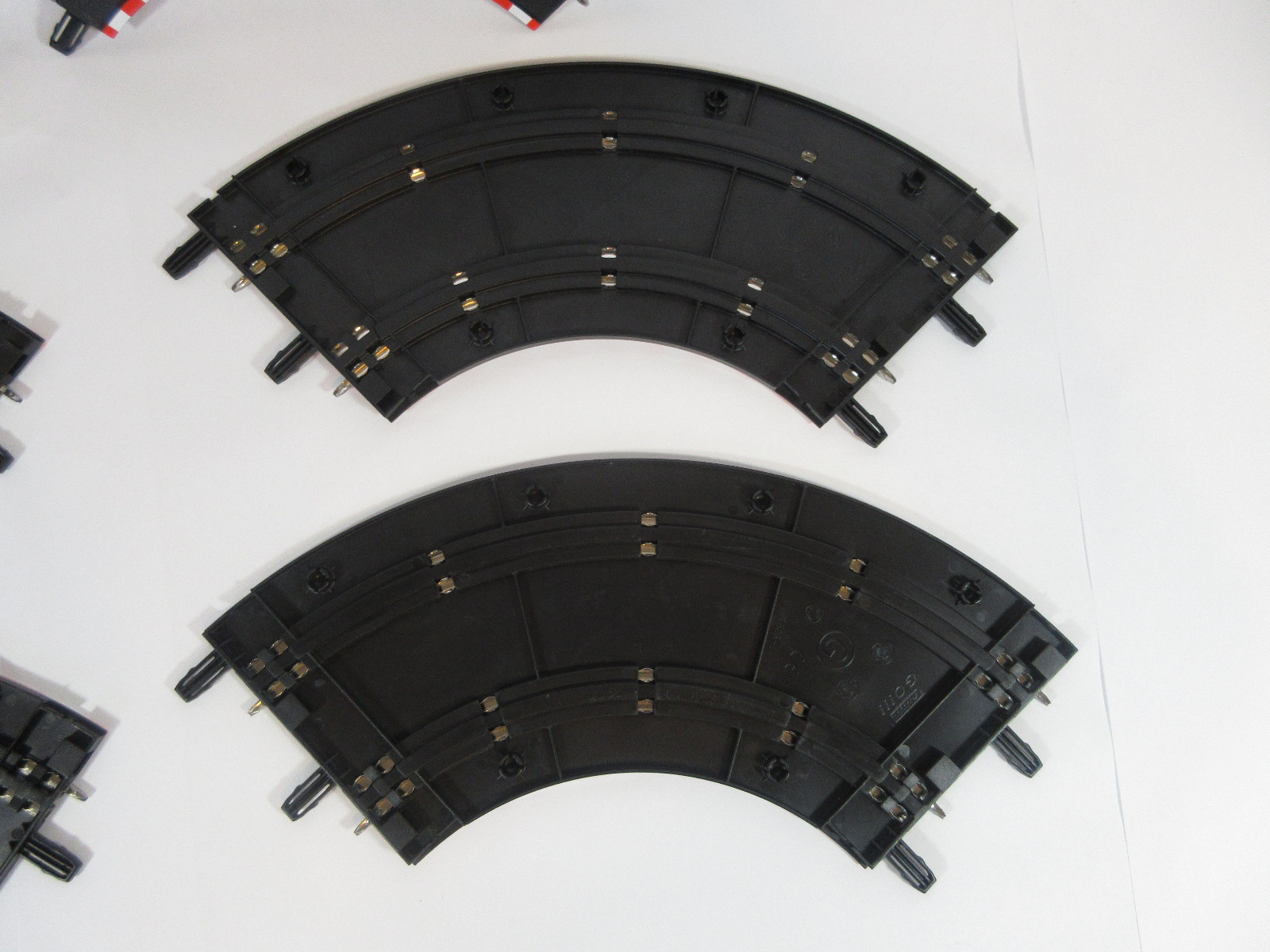 LOT 6 CARRERA GO 1:43 SCALE SLOT CAR STRAIGHT CURVED 141505-1 TRACKS GT CONTEST