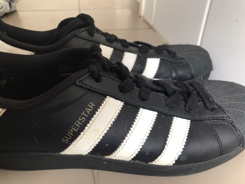 womens adidas superstar shoes black and white