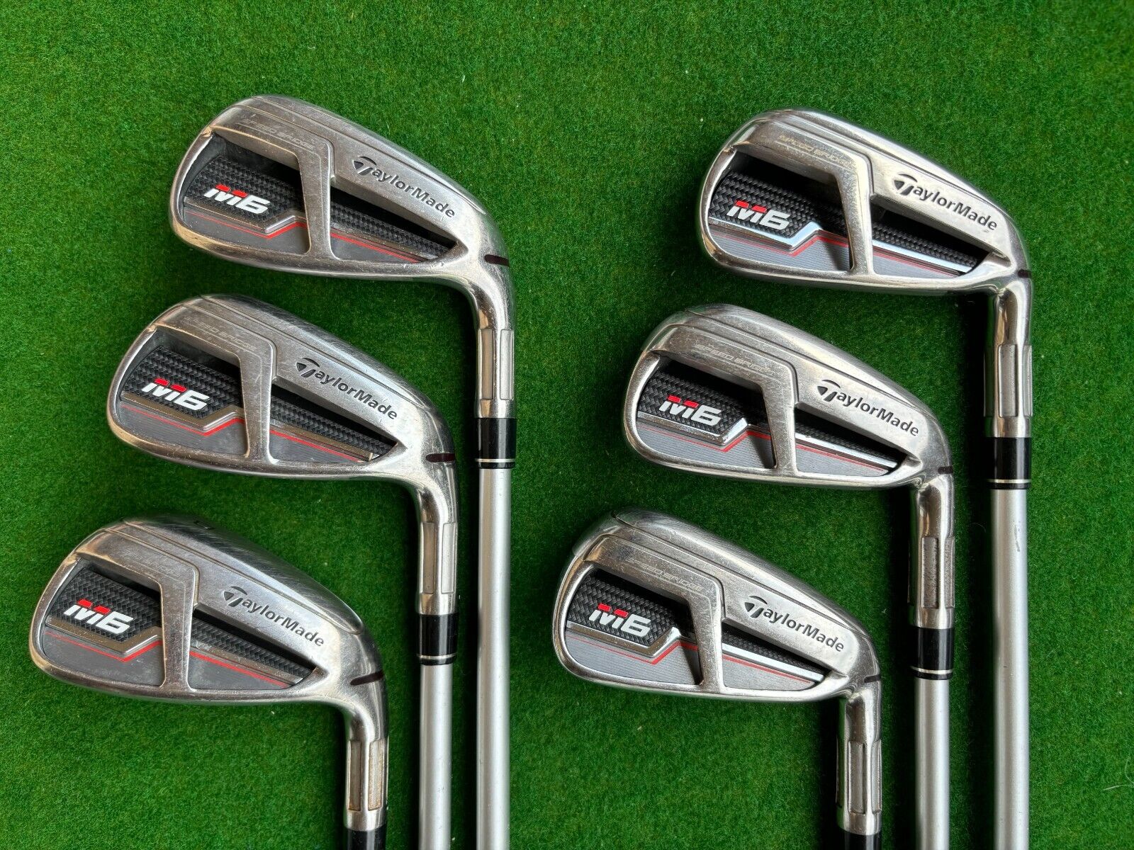 Taylormade M6 Ironset 5-9+Pw 6pc RH FUBUKI TM6 graphite Flex Taylormade M6 Ironset 5-9+Pw 6pc RH FUBUKI TM6 graphite Flex