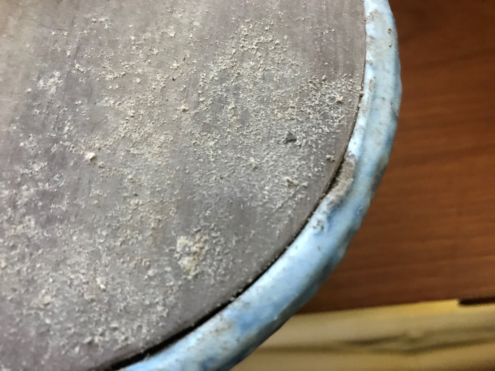 vintage salt wall holder salt glazed pottery