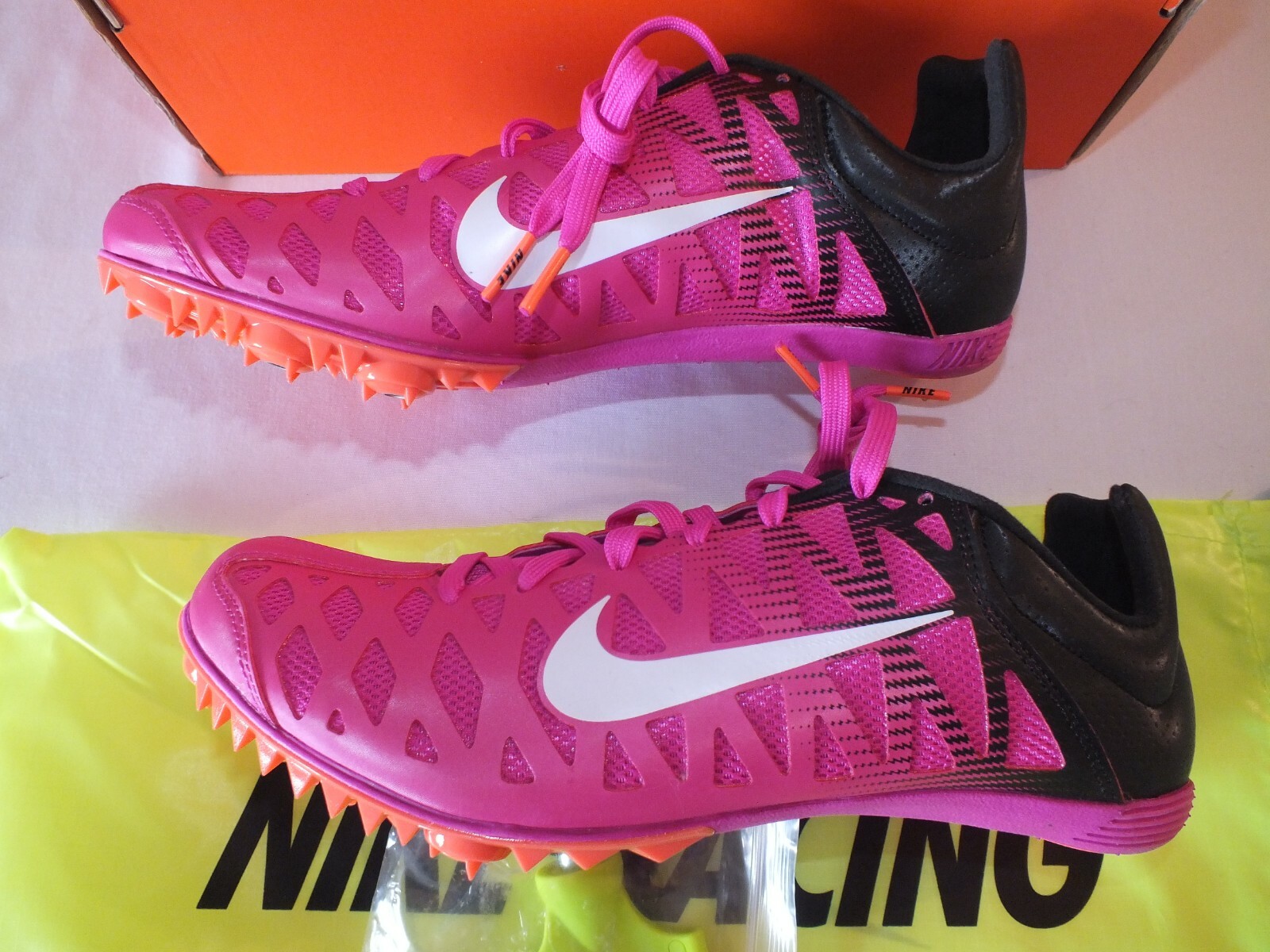️ NIKE ZOOM MAXCAT 4 TRACK AND FIELD CLEATS MEN'S 10 WOMEN'S 11.5 WITH