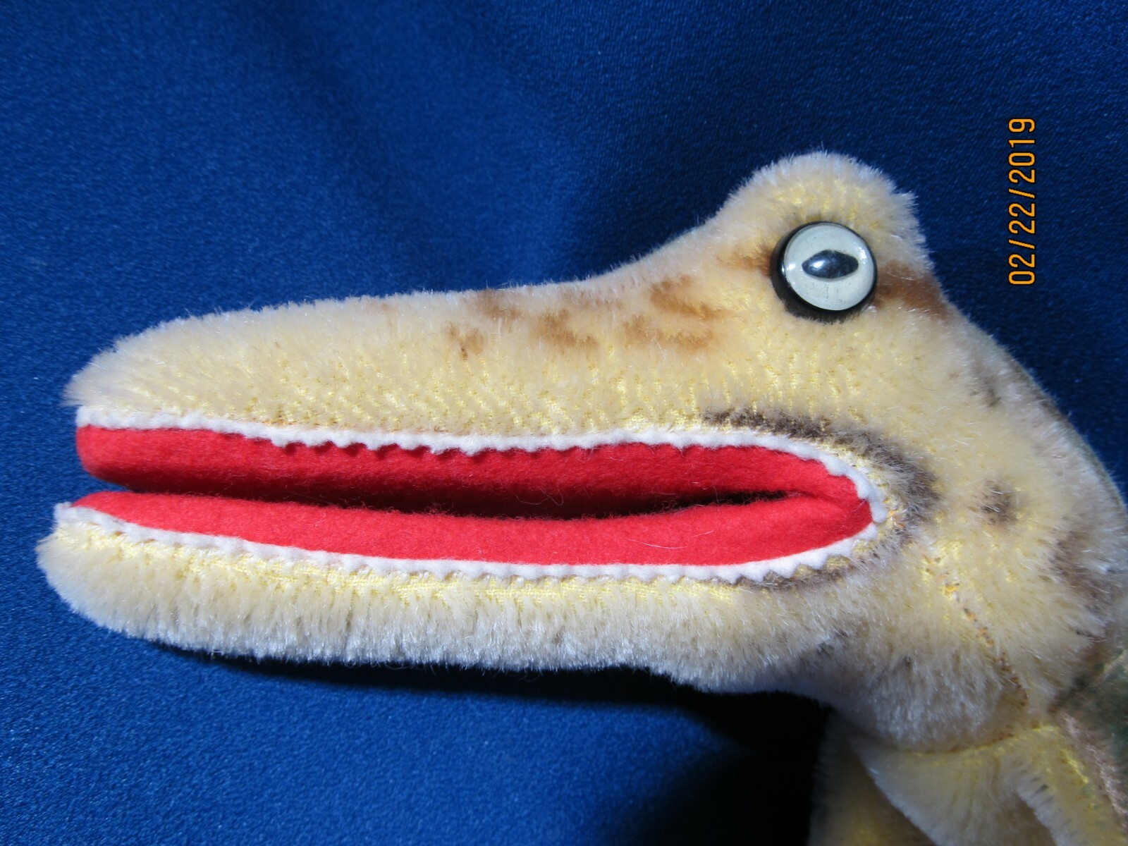 VINTAGE Steiff Alligator Hand Puppet