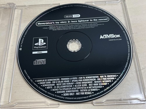 Disney Toy Story 2 Sony Ps1 Video Game Promotional Issue