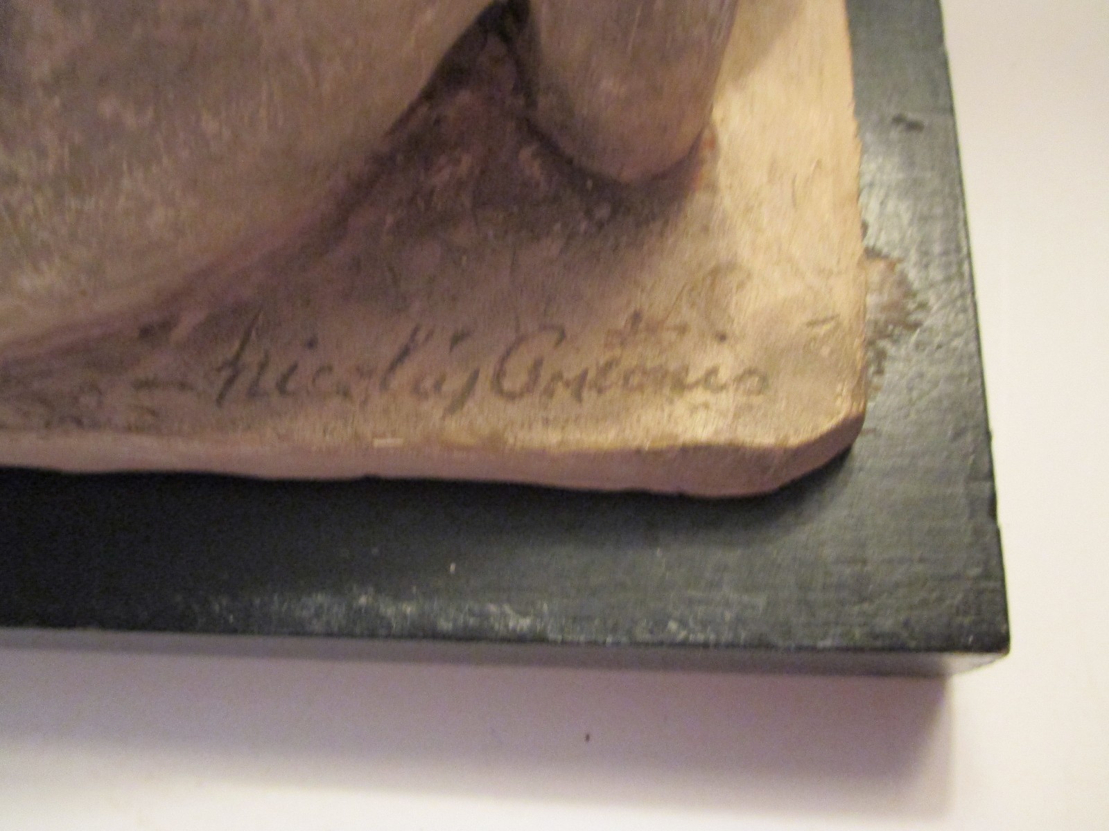 Signed NICOLAS ANTONIO (Russo de San Luis) Reclining Figure No title sculpture