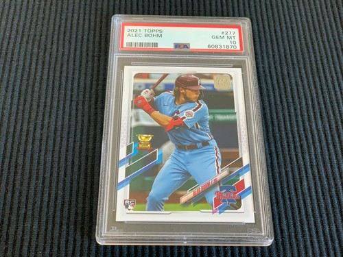 2021 TOPPS 1 #277 ALEC BOHM *ROOKIE PSA 10 GEM MINT