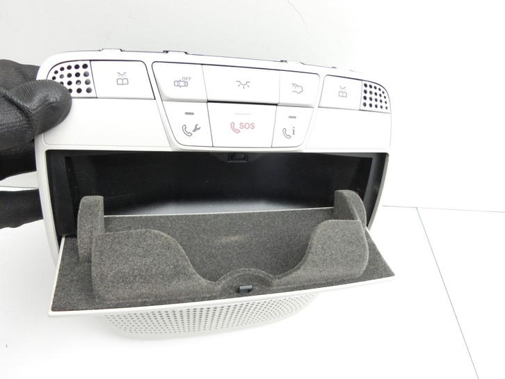 Mercedes S205 W205 14-18 Dachmodul Innenleuchte Schalter Bedieneinheit SOS - Bild 4