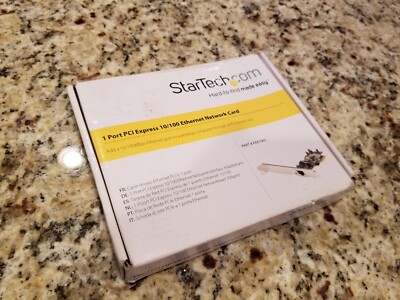 StarTech.com 1 Port PCI Express 10/100 Ethernet Network Interface Adapter Card