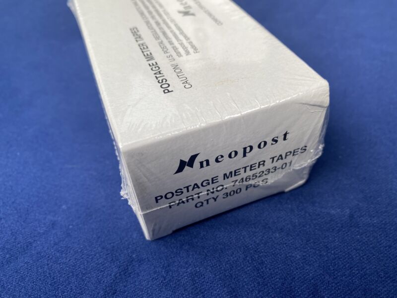Neopost 7465233-01 Postage Meter Tapes- “BRAND NEW “