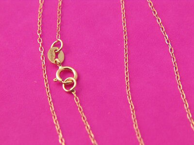 Solid 10k gold Chain Necklace Box chain Rope chain Cable chain 10kt gold