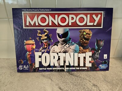 Monopoly Fortnite Edition Board Games - E6603 Complete and Never Used