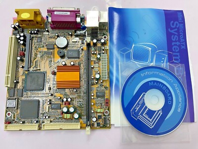 RAREST VINTAGE NEW MINI MICRO ALL IN ONE GEODE GX1 CPU MB VGA SND LAN MBMX25