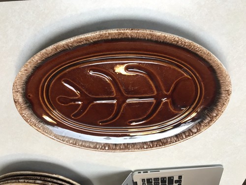 VINTAGE HULL BROWN DRIP 14