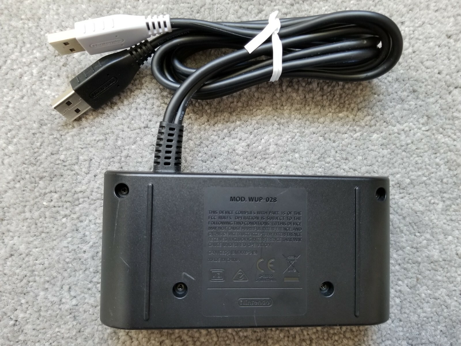 Official Nintendo GameCube Controller Adapter | Switch & Wii U | OEM WUP-028