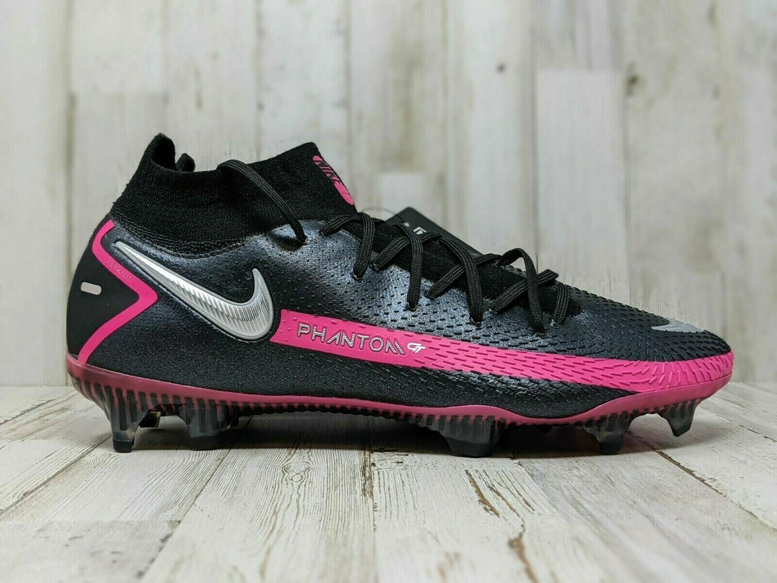 NIKE PHANTOM GT ELITE DF FG SOCCER CLEATS SIZE 8.5 BLACK NIKE PHANTOM GT ELITE DF FG SOCCER CLEATS SIZE 8.5 BLACK