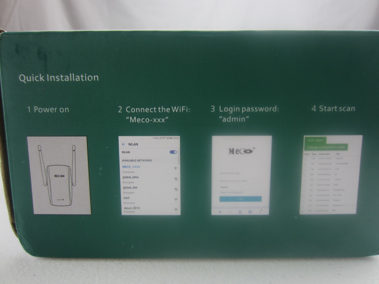 MECO Wireless - N AP/Repeater Model: ME303R 300Mbps Wifi Signal Amplifier NEW