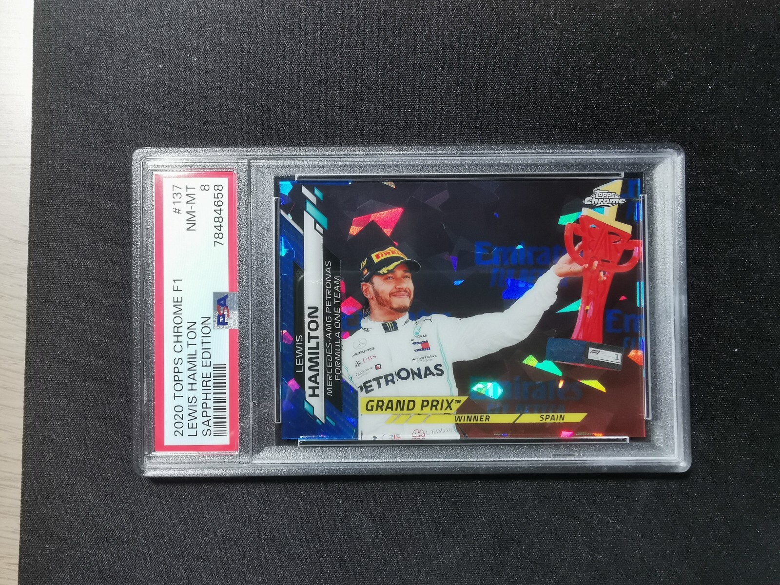 その他 2020 topps f1 sapphire Lewis Hamilton 2020 Topps Chrome Sapphire Formula 1 Aqua Refractor #1 Lewis
