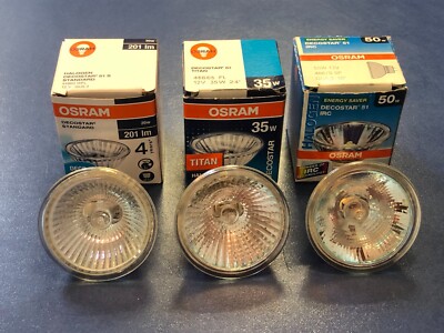 OSRAM Decostar 51 S  ES TITAN IRC Halogen 12V LAMPE  10-60° 20 35 50 65W DIMMBAR