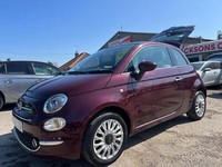 2016 Fiat 500 1.2 Lounge Euro 6 (s/s) 3dr HATCHBACK Petrol Manual