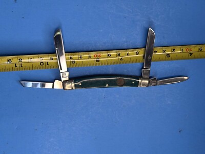 ROUGH RIDER 440 RAZOR SHARP STEEL 4 BLADE MULTI TOOL KNIFE CHINA No Logo. #459