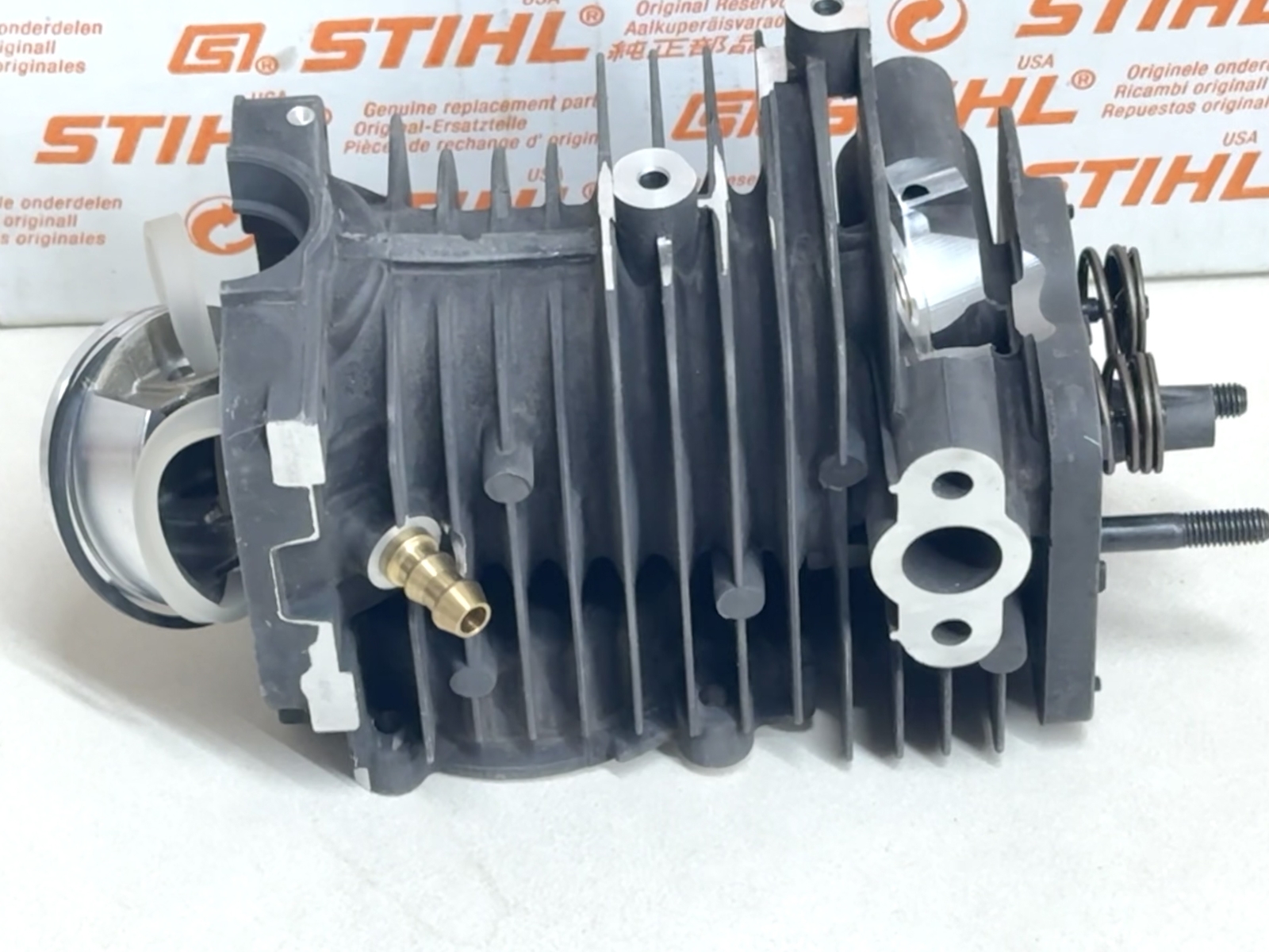 STIHL OEM CYLINDER AND PISTON KIT 4180 020 1205 FC110 FS110 R RX HT101 HL100 K - Picture 4 of 5