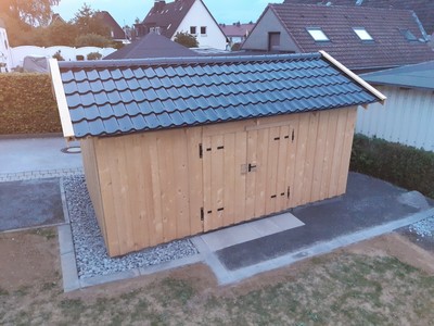 Holzhaus Gerätehaus Holzschuppen 500 x 300 Gartenhaus 5m x 3m neu Holz