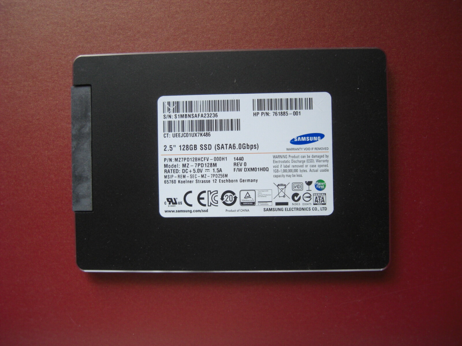 6個　Samsung SSD 128GB Amazon.com: Genuine Samsung 2.5