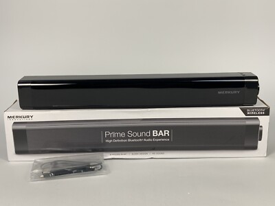 Merkury BLUETOOTH SOUND BAR High Definition Wireless Sleek NEW Open Box