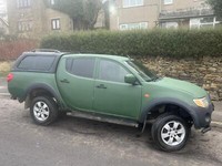 2008 MITSUBISHI L200 4-WORK D/C DOUBLE CAB MANUAL DIESEL 4X4 GREEN