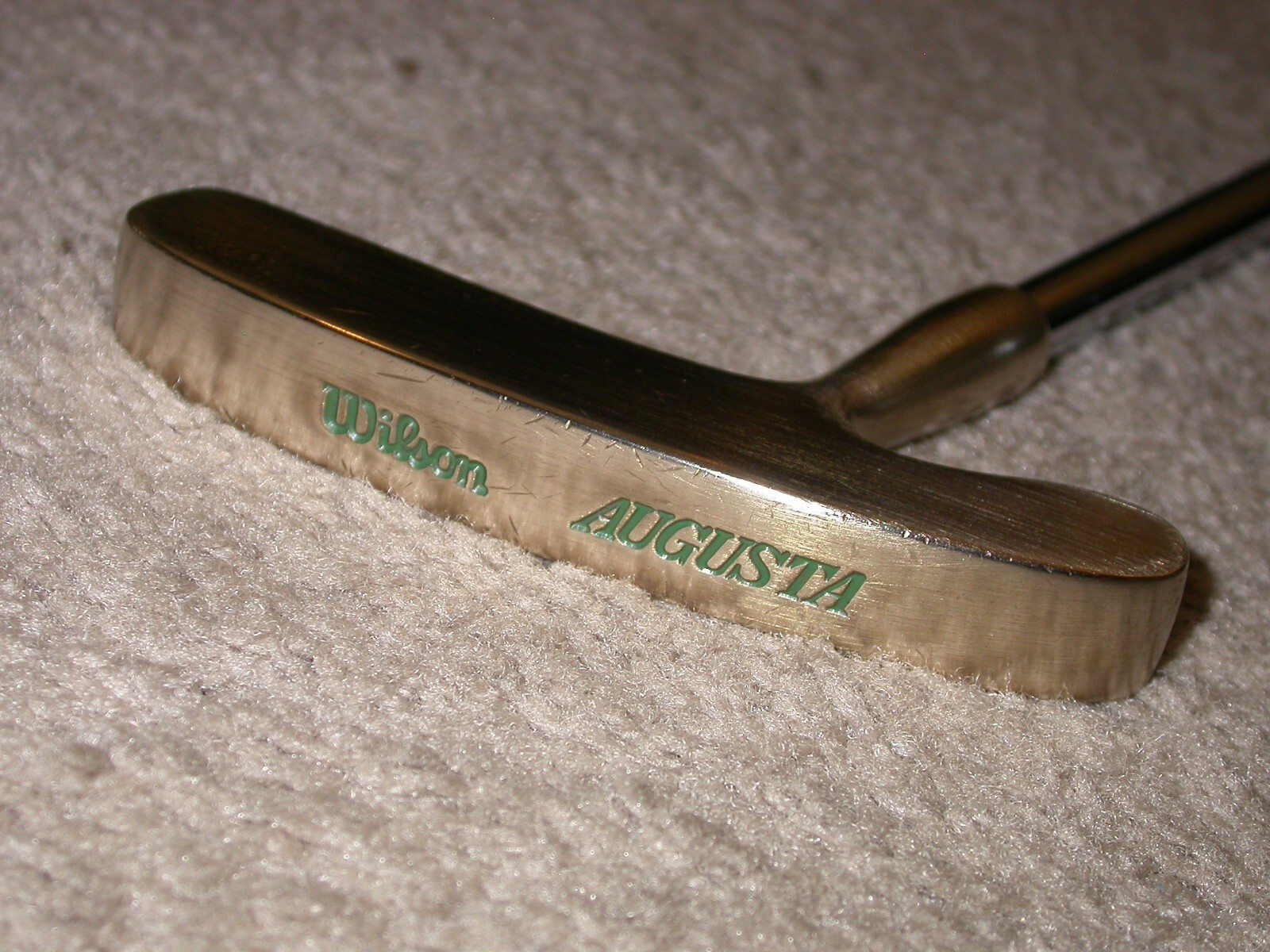 ORIGINAL Wilson Augusta Brass 2-Way Putter 35" Golf Club LH 
