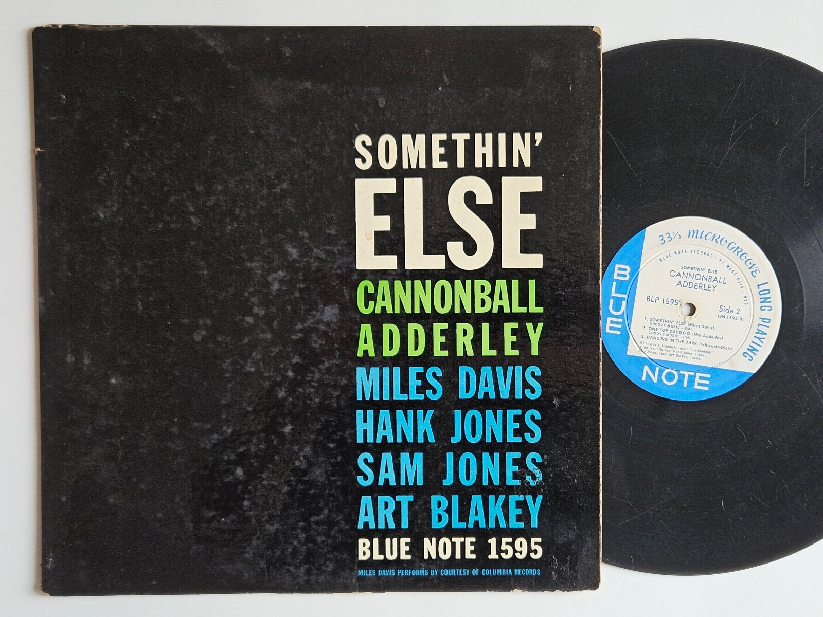 洋楽 Blue Note 1595 USA Cannonball Adderley – Somethin' Else – Vinyl (LP, Album + 3