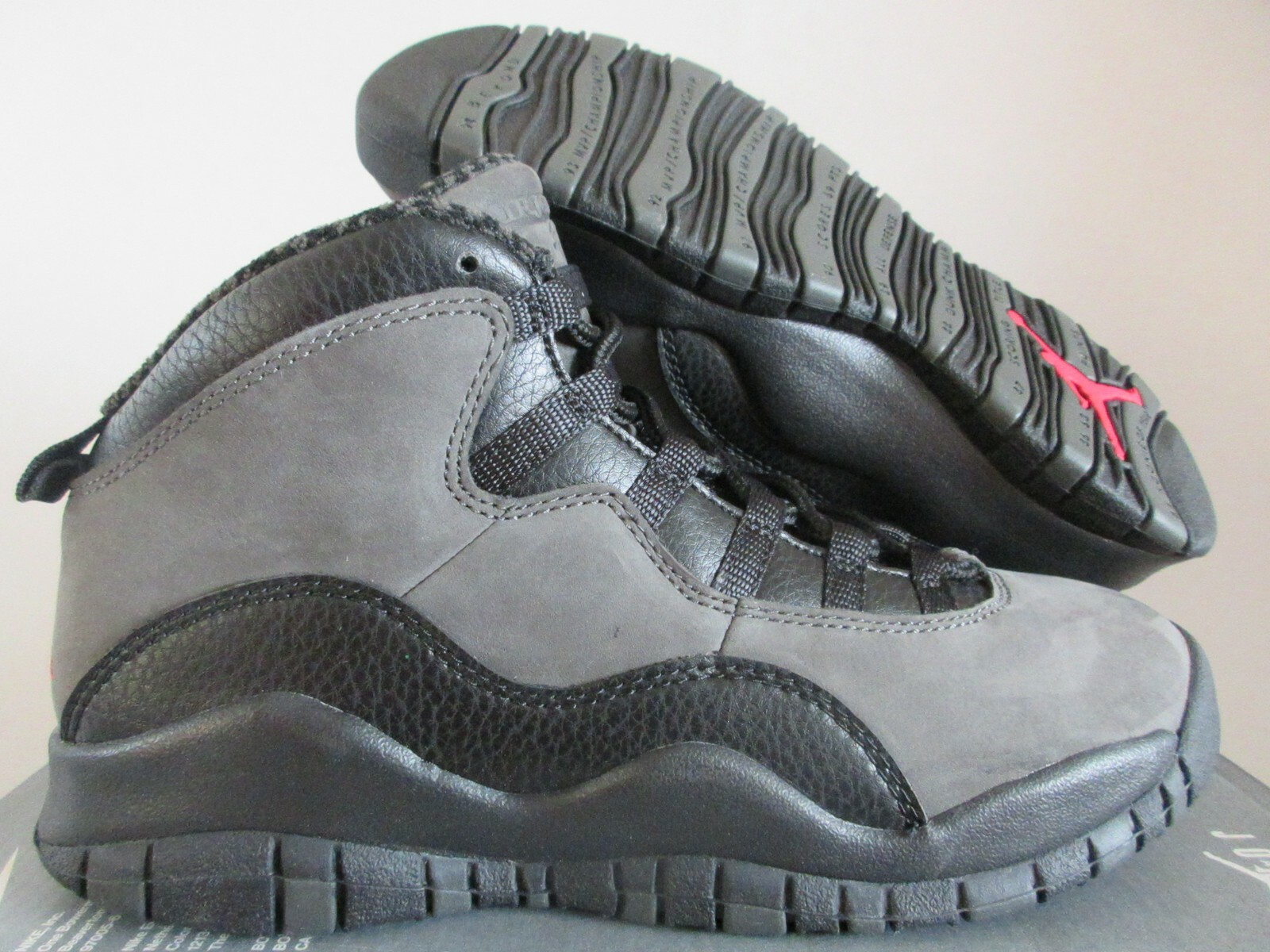 Air Jordan 10 グレー スエード NIKE AIR JORDAN 10 RETRO BG 