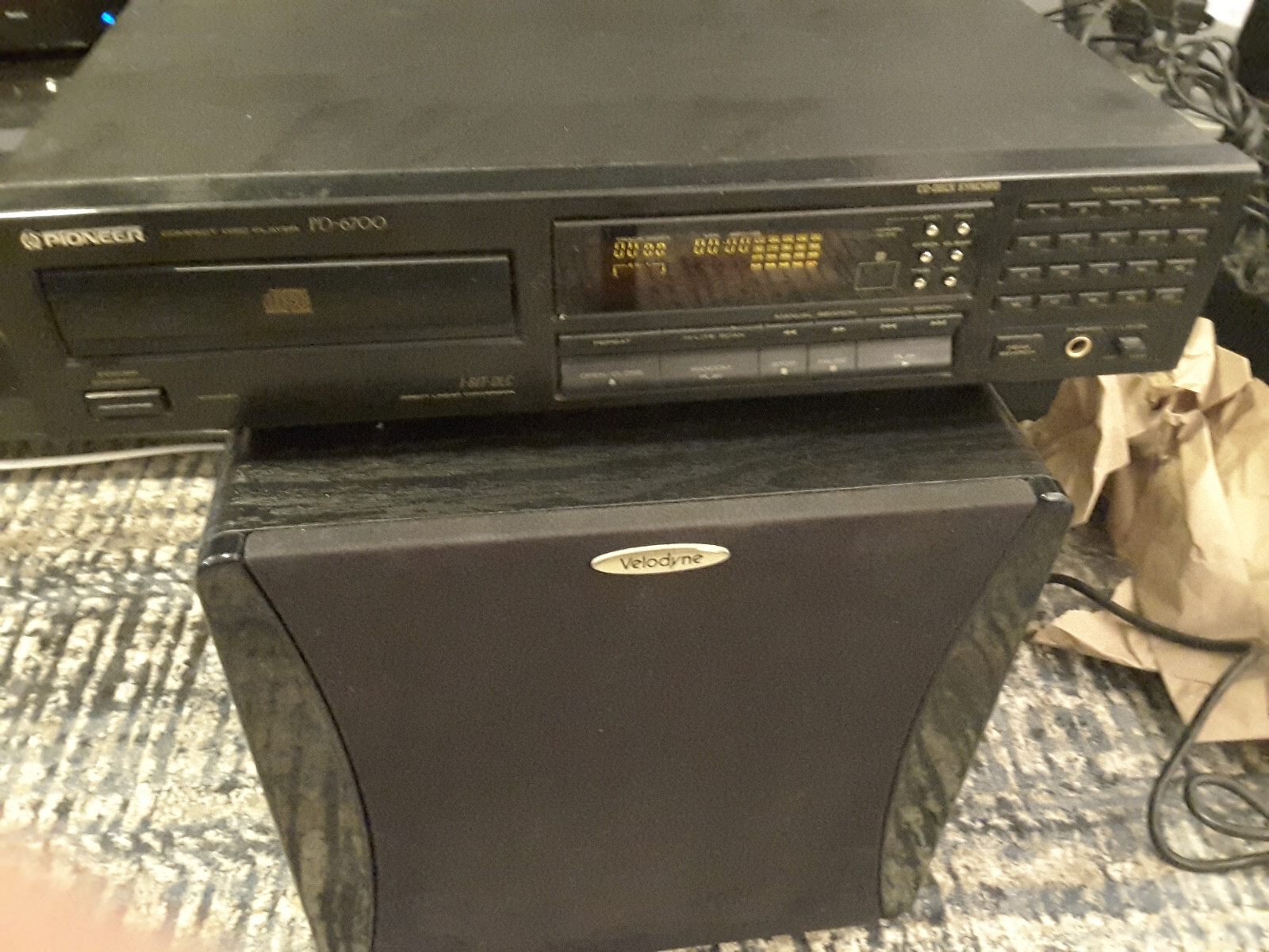 Pioneer PD-6700 COMPACT DISC PLAYER works no remote | eBay