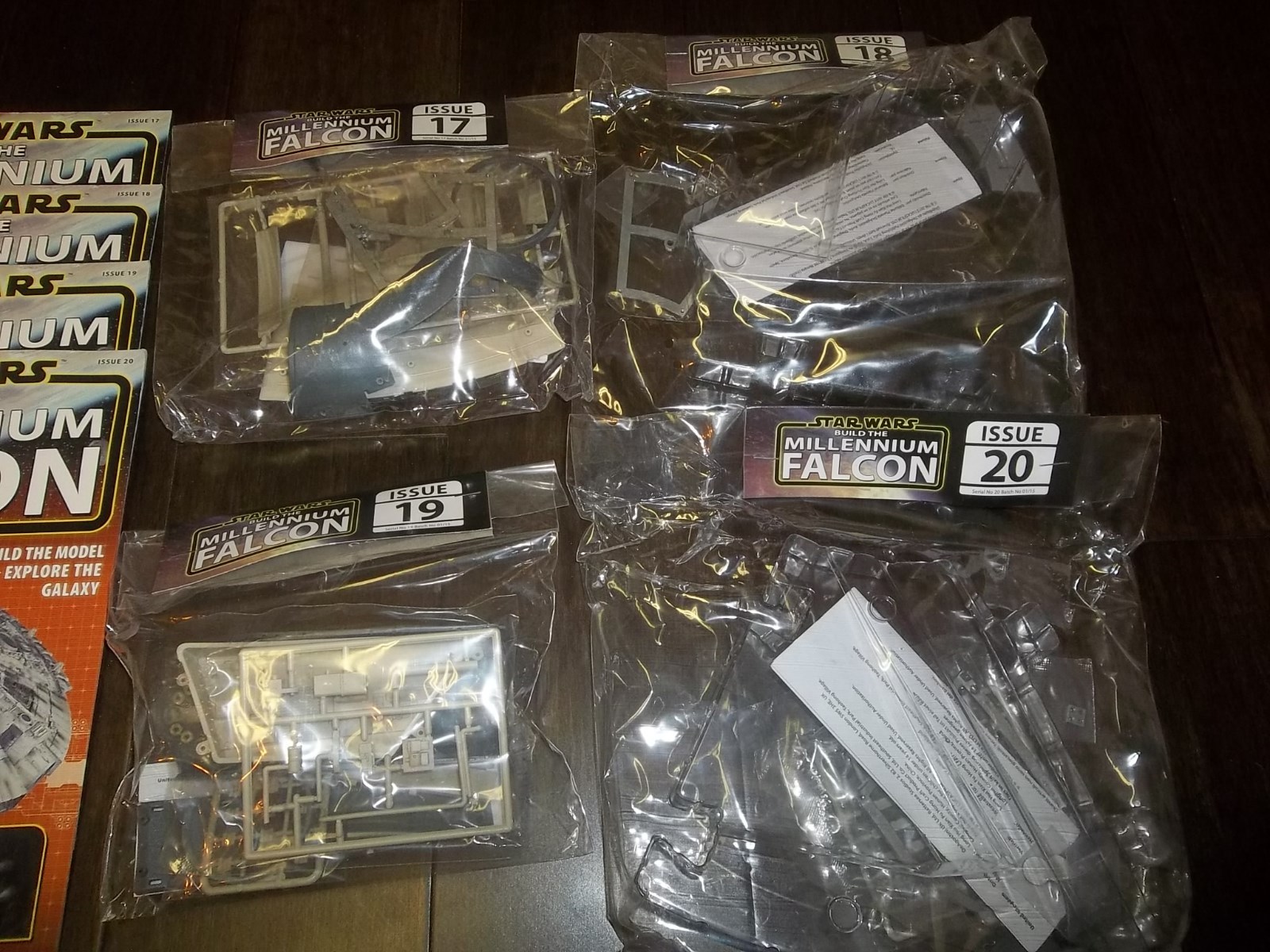 DEAGOSTINI STAR WARS BUILD THE MILLENNIUM FALCON MAGAZINES & PARTS ISSUE 17-20