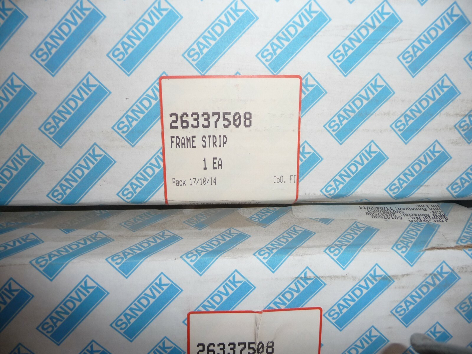 FRAME STRIP SANDVIK 26337508 | eBay FRAME STRIP SANDVIK 26337508 | eBay
